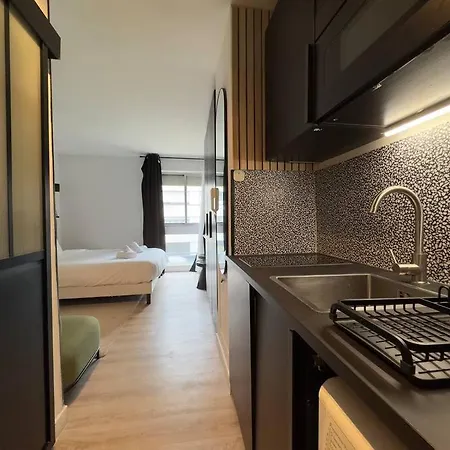Cosy 2p Canal Saint-martin Metro 200m פריז